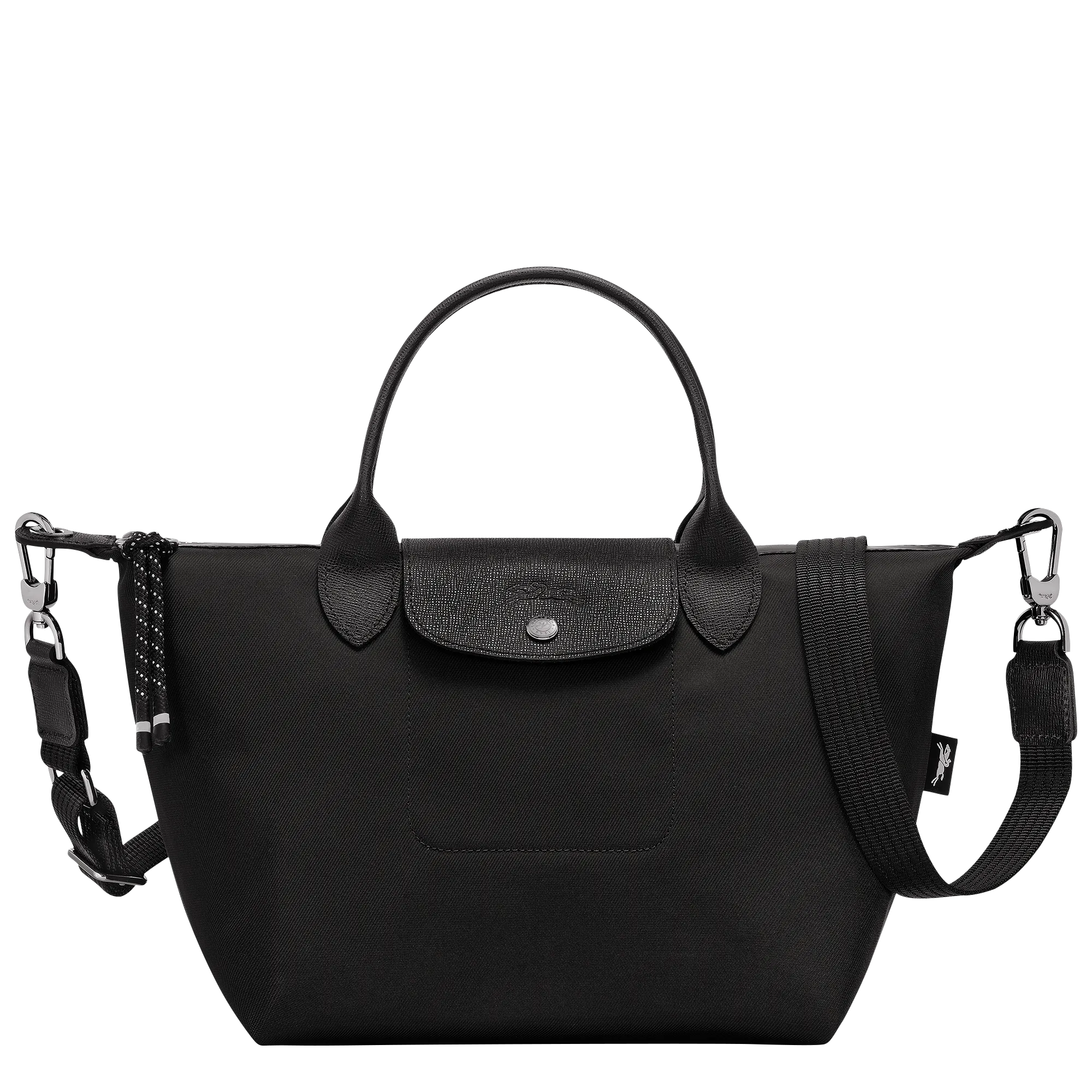 Le Pliage Energy S Handbag Black - Recycled canvas