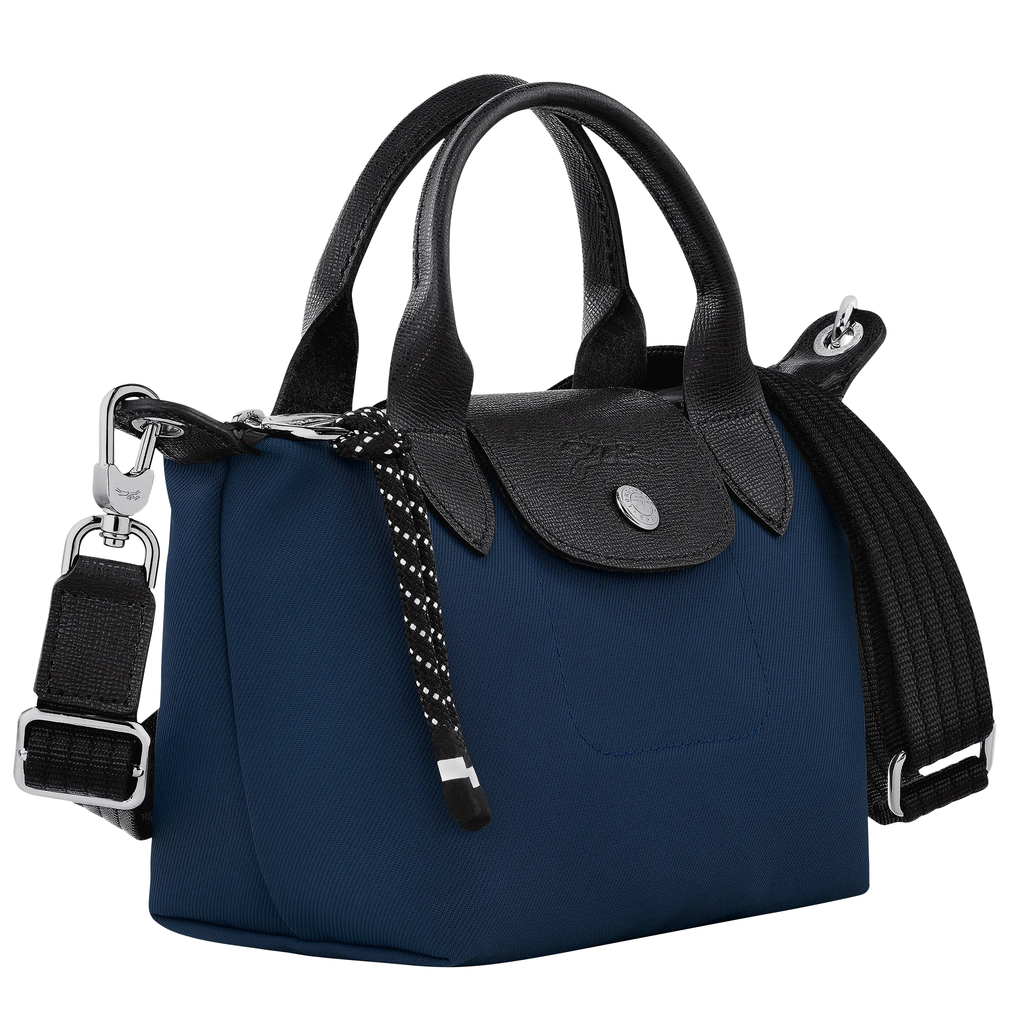 Le Pliage Energy XS Handbag Navy - Recycled canvas