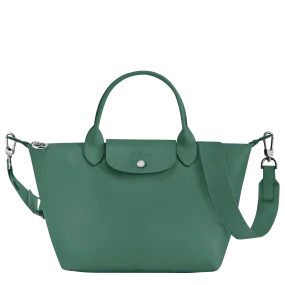 Le Pliage Xtra S Handbag Sage - Leather