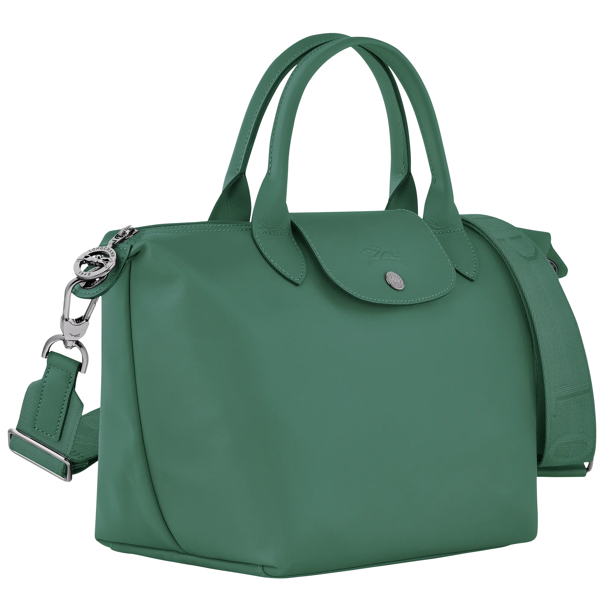 Le Pliage Xtra S Handbag Sage - Leather