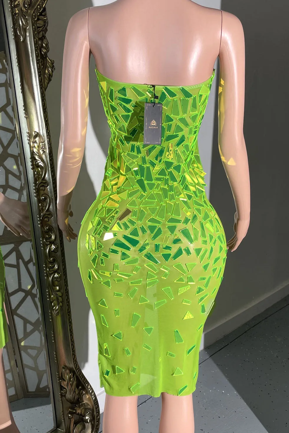 Lime Serenade Dress