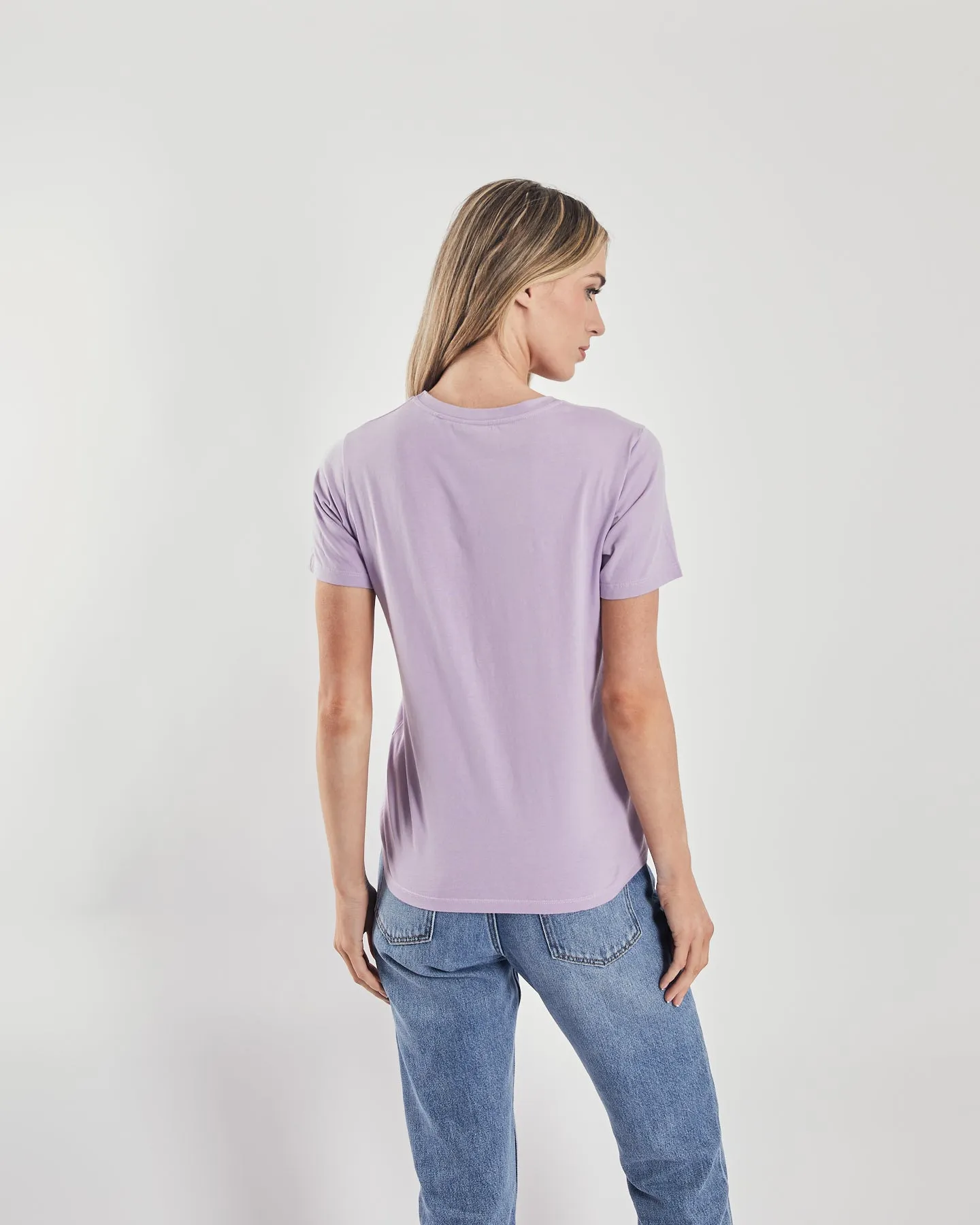 Maisie T-Shirt Purple Rose