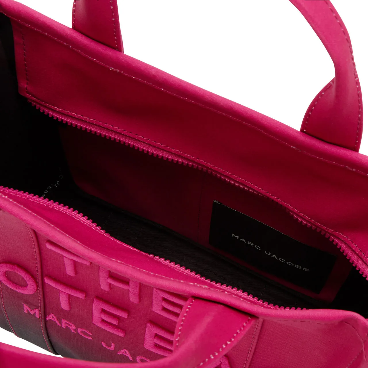 MARC JACOBS The Ombré Coated Canvas Medium Tote Bag - Pink Black