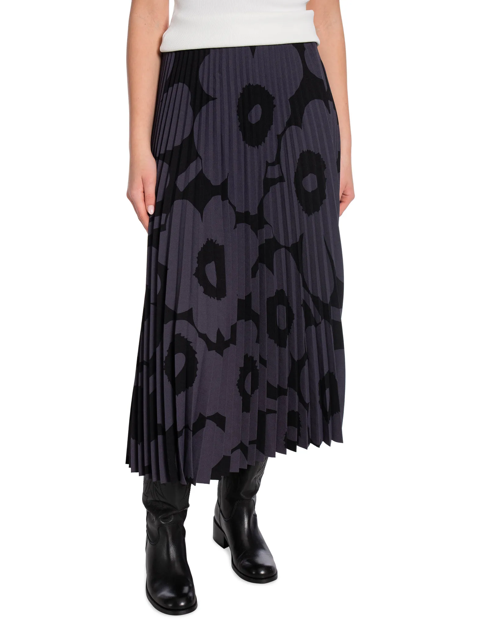 MARIMEKKO SKIRT MYY UNIKKO DARK GREY/BLACK