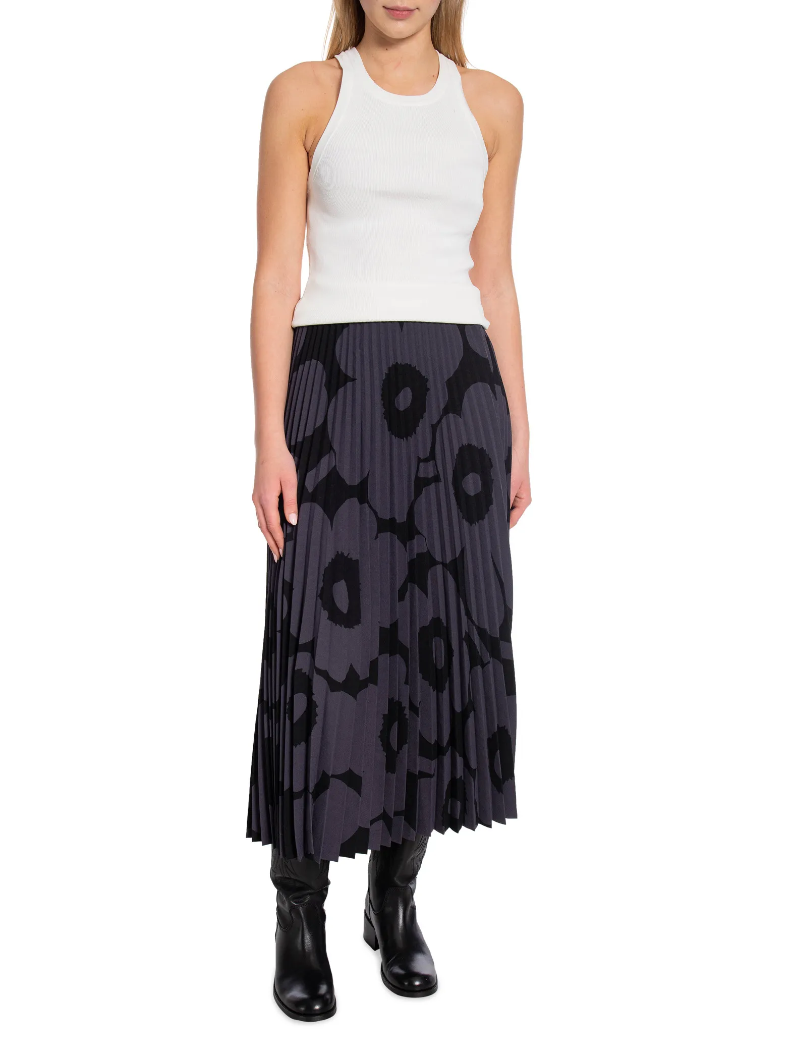 MARIMEKKO SKIRT MYY UNIKKO DARK GREY/BLACK