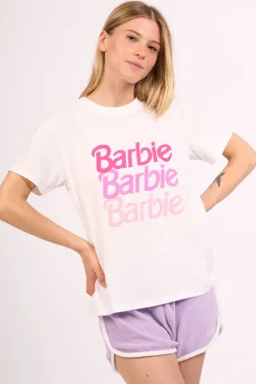 Mc2 Saint Barth T-shirt Barbie Bianco Donna