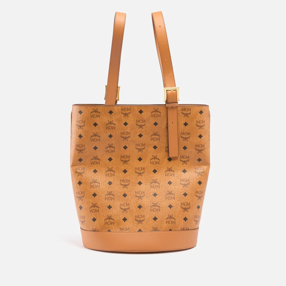 MCM Aren VI Leather Tote Bag