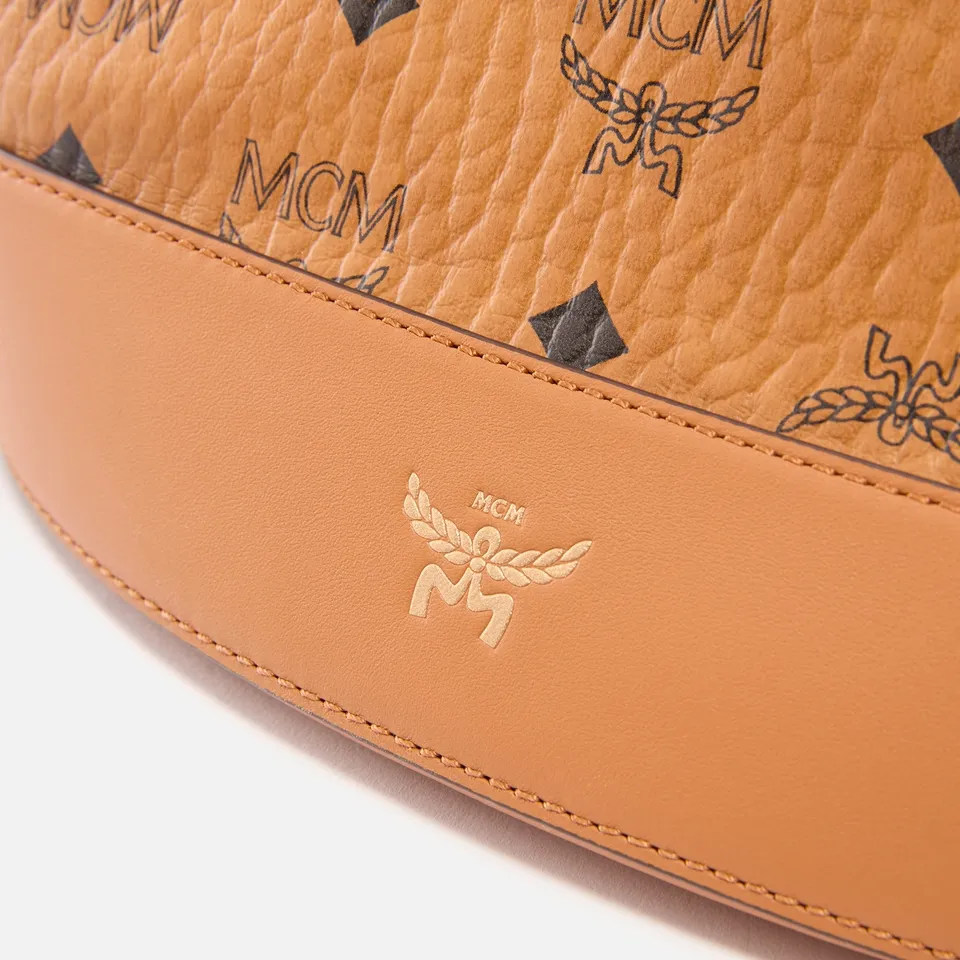 MCM Aren VI Leather Tote Bag