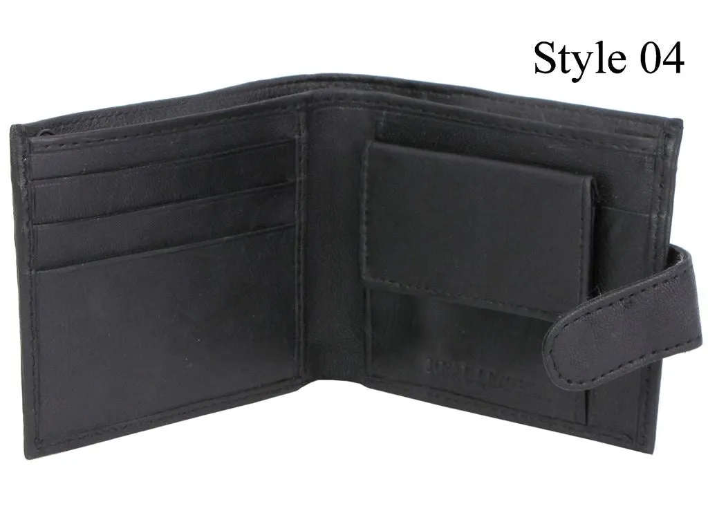 Mens Soft Leather Billfold Wallet