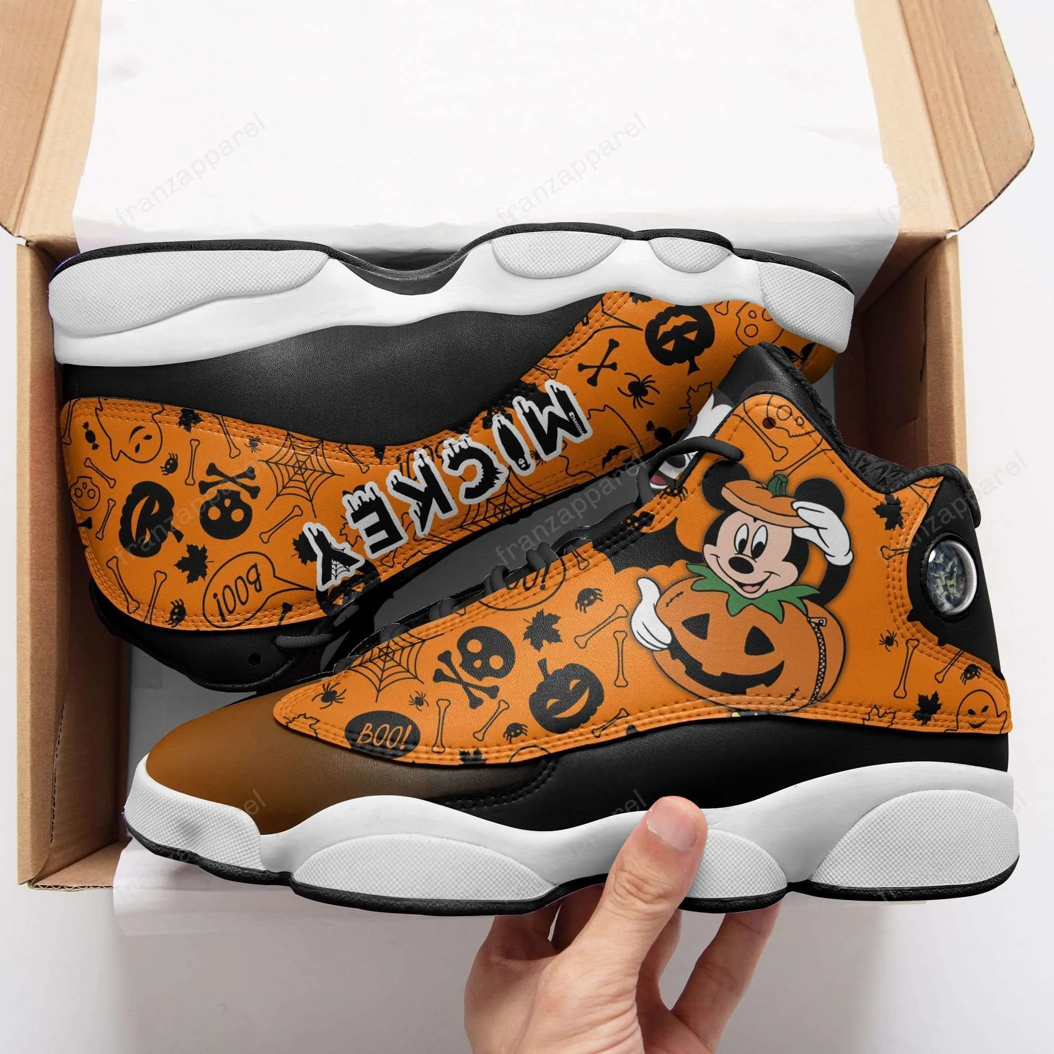 Mickey Halloween Air Jodan J13 Sport Sneaker Shoes