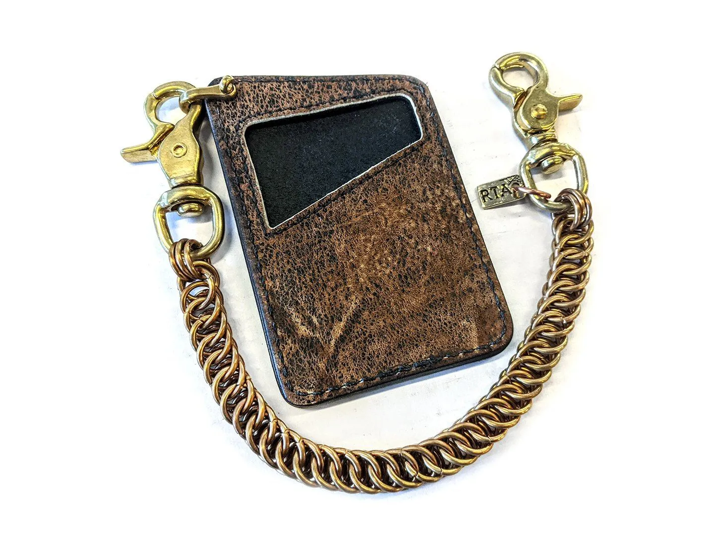 Minimalist Leather Chain Wallet - Fallout