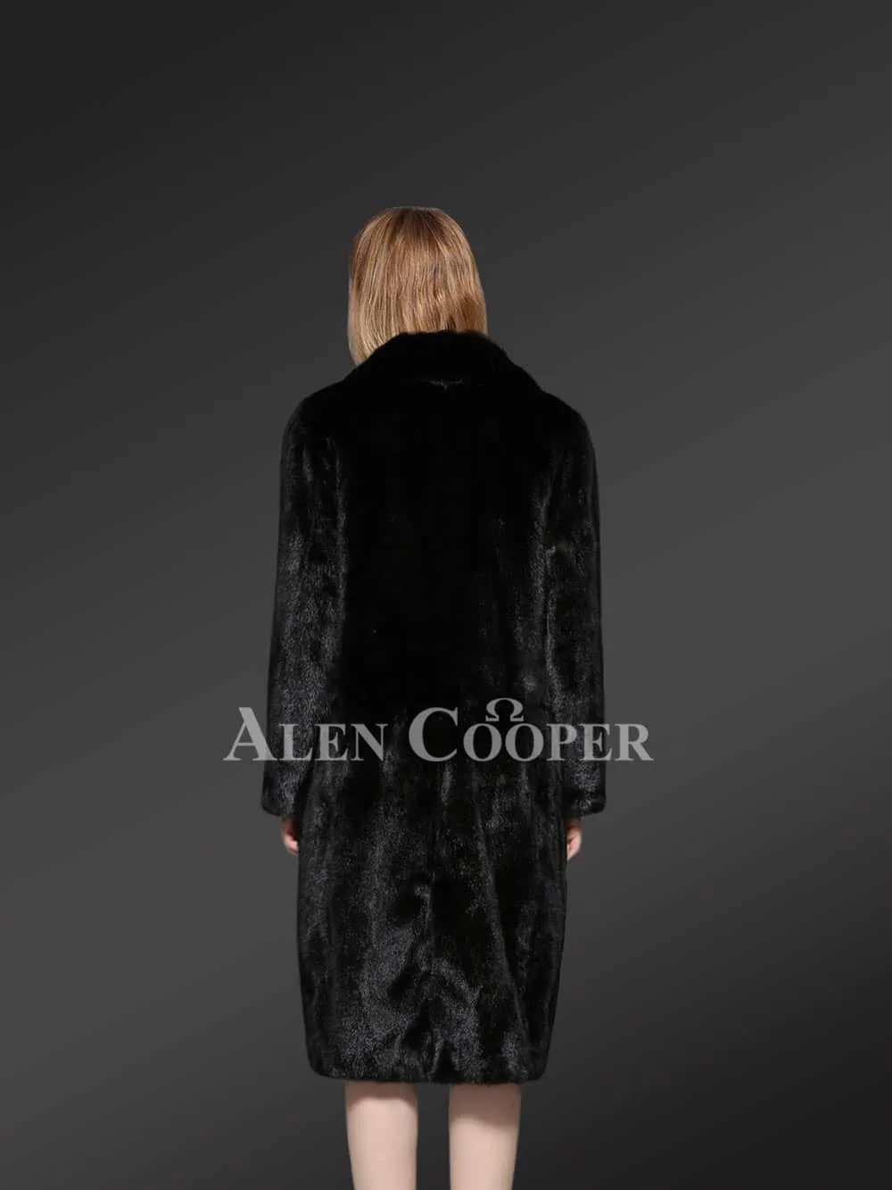 Mink Fur Coat for Elegant Women