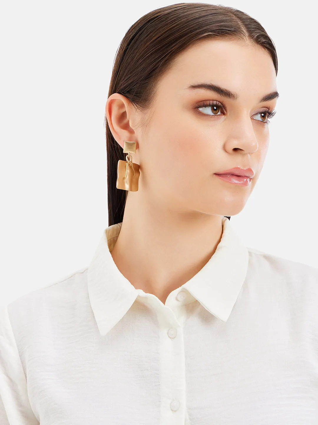 Modern Minimal Square Earrings