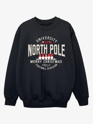 NW2 Christmas North Pole Uni Kids Black Sweatshirt | Sweatshirts & Hoodies | George at ASDA