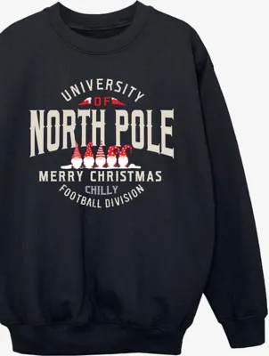 NW2 Christmas North Pole Uni Kids Black Sweatshirt | Sweatshirts & Hoodies | George at ASDA