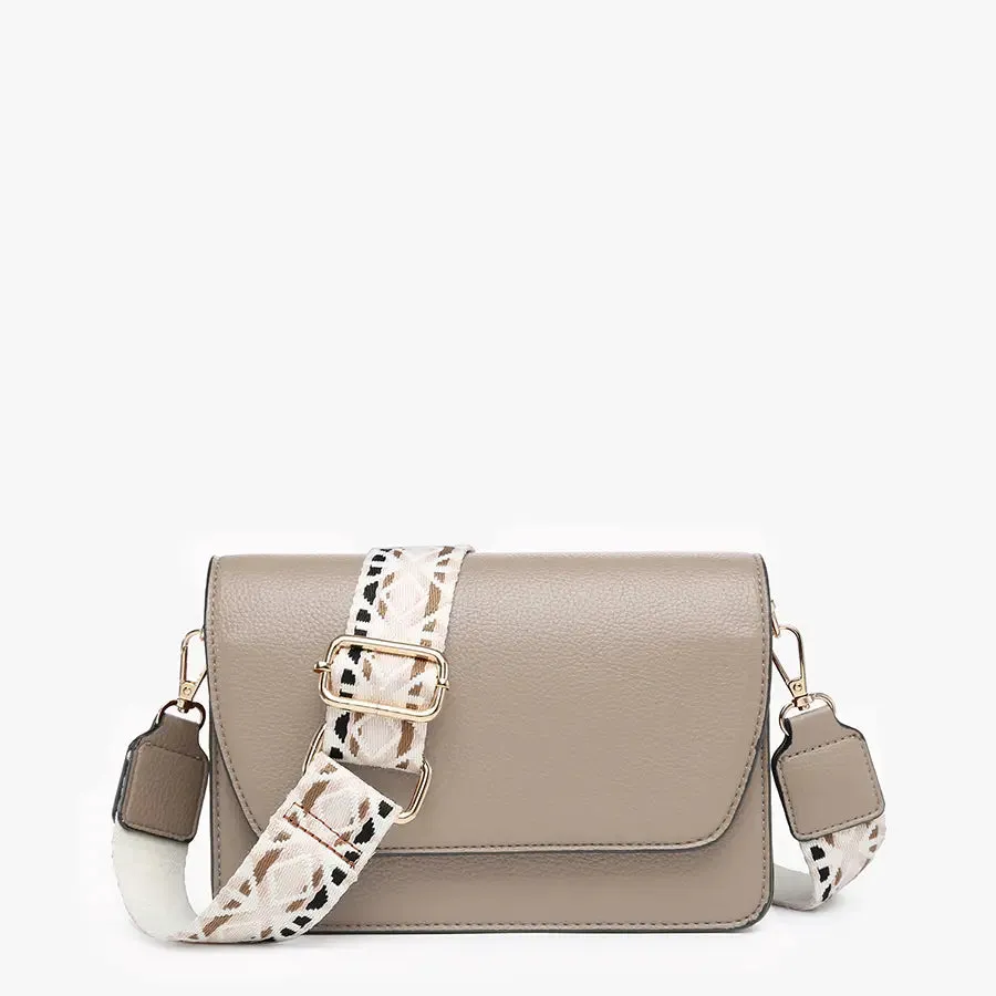 On Lock Flapover Crossbody with Guitar Strap