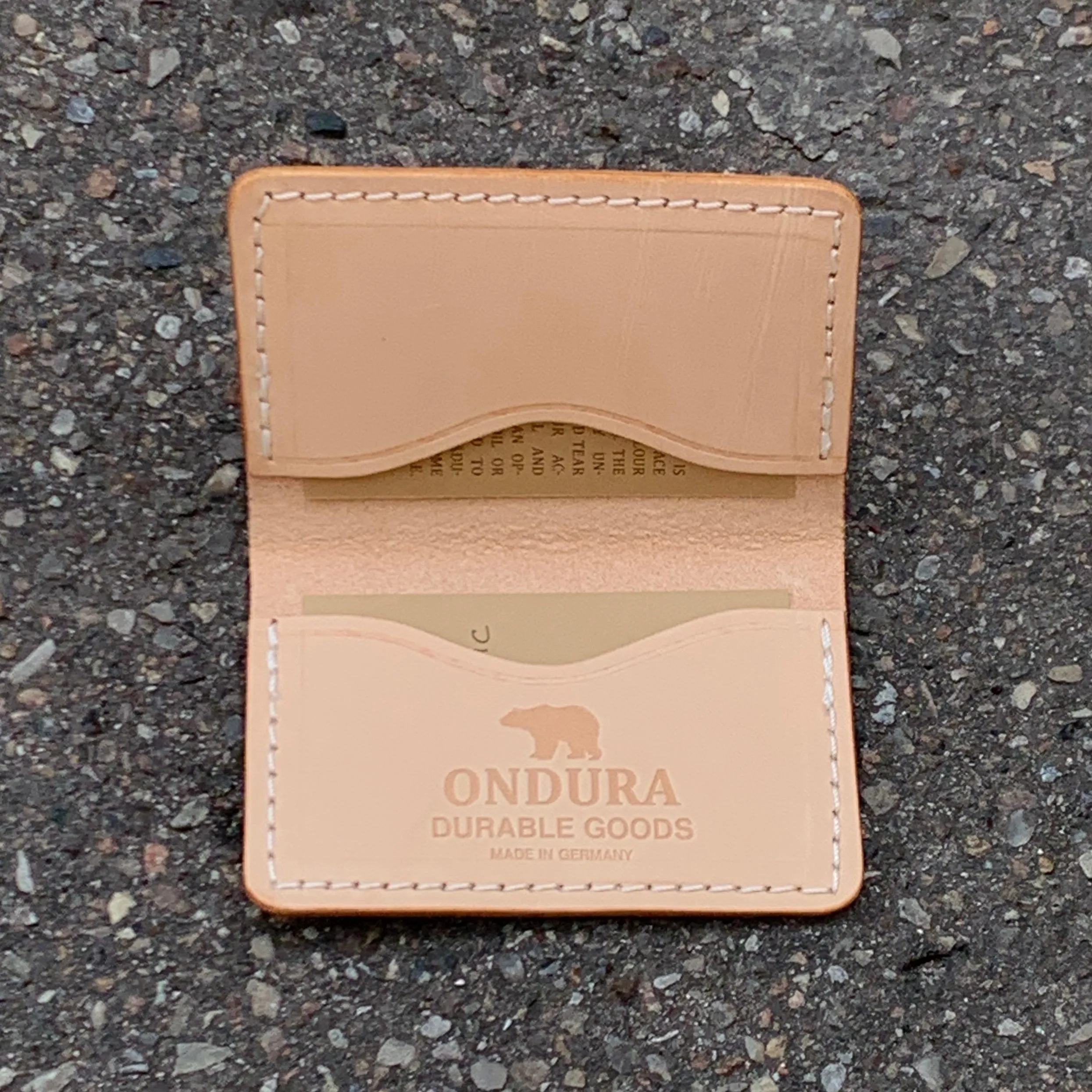 Ondura - Classic Card Wallet Tan