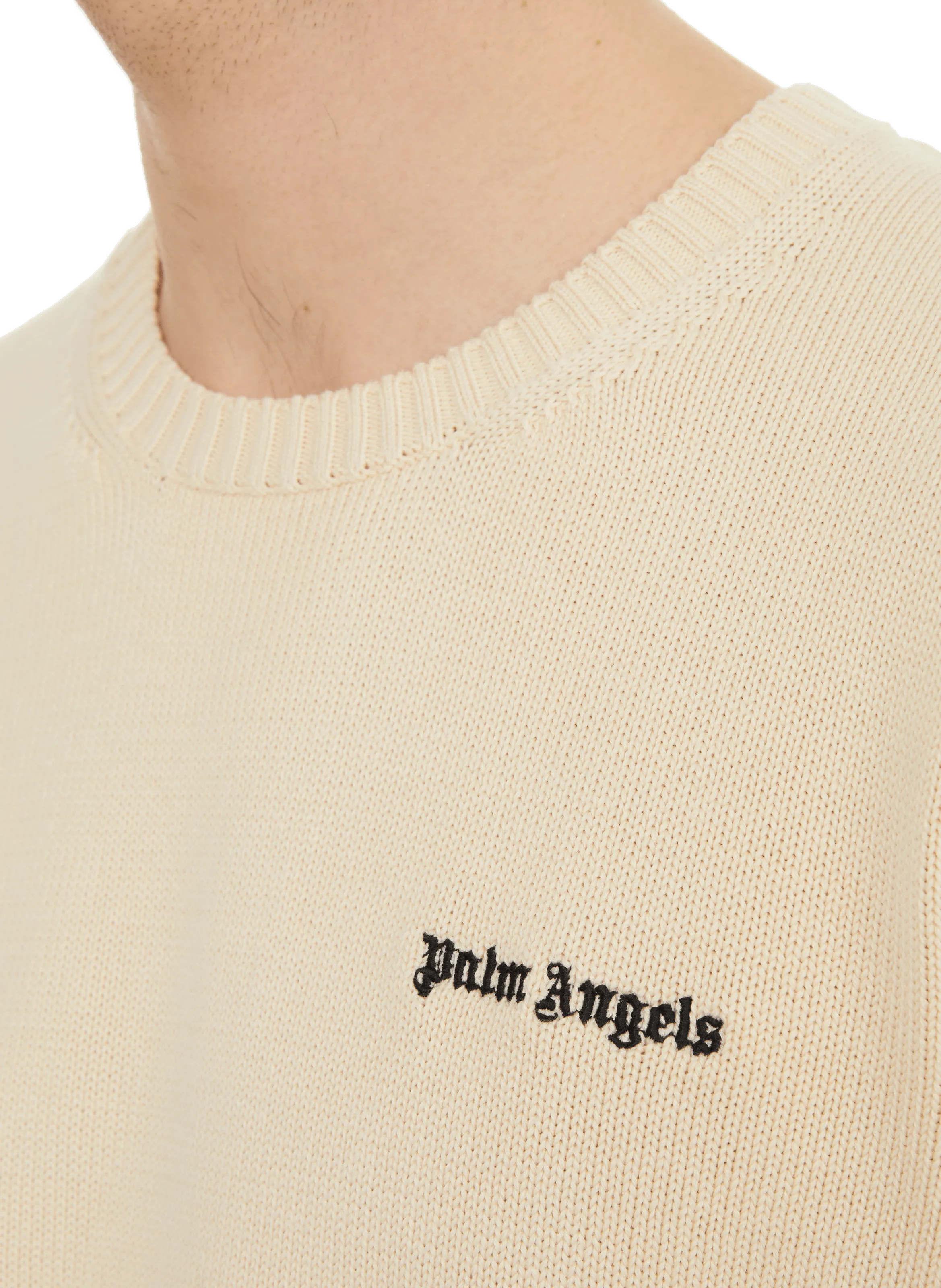 Palm angels  Knitted jumper  - White