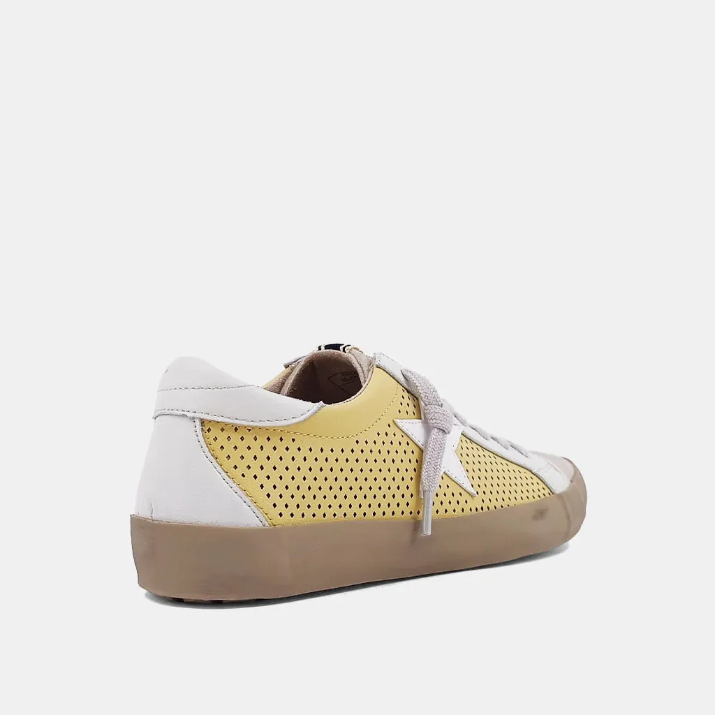 Paula Sneaker in Yellow Perf