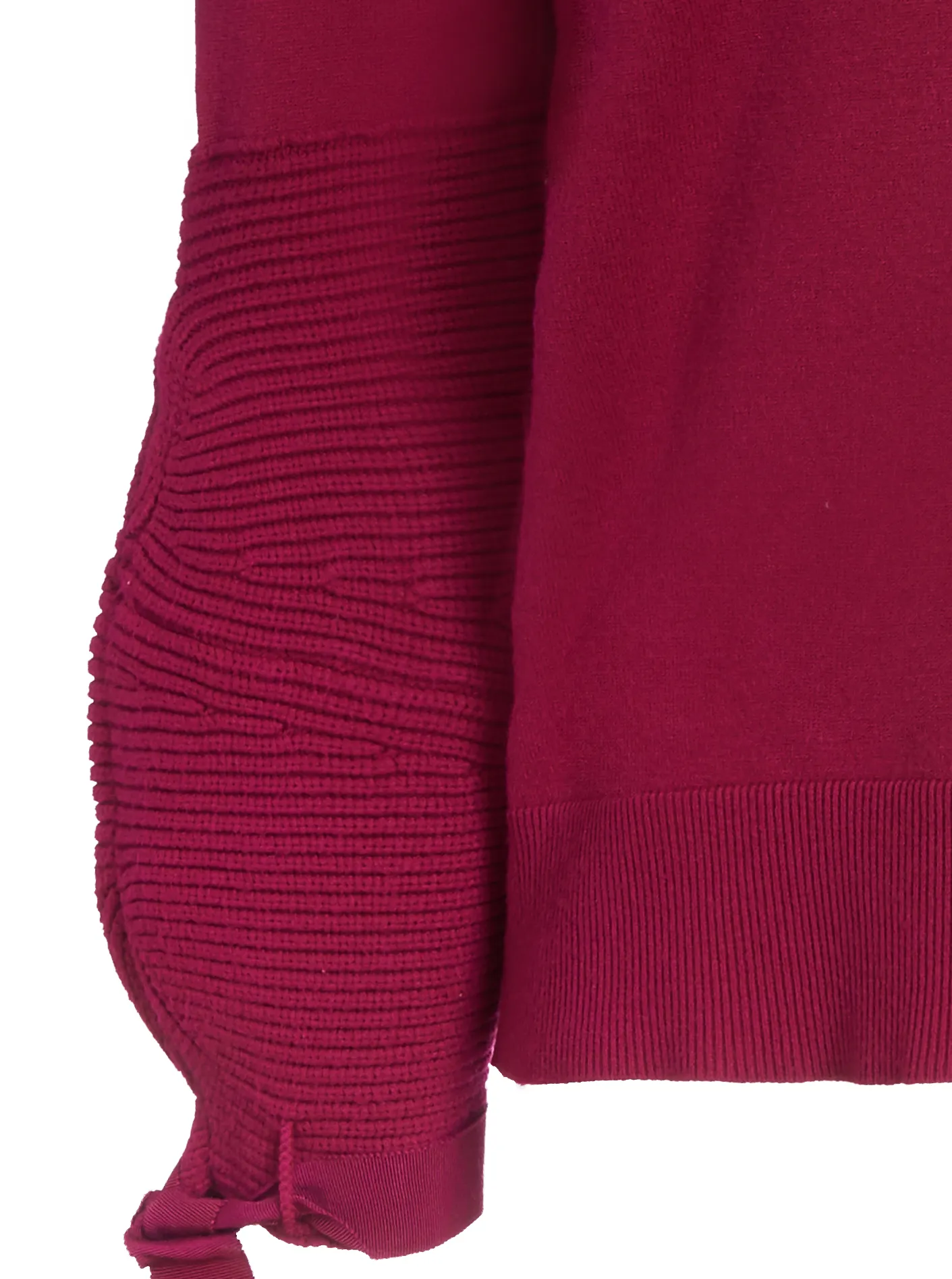 PUFF SLEEVE SWEATER, FUCHSIA