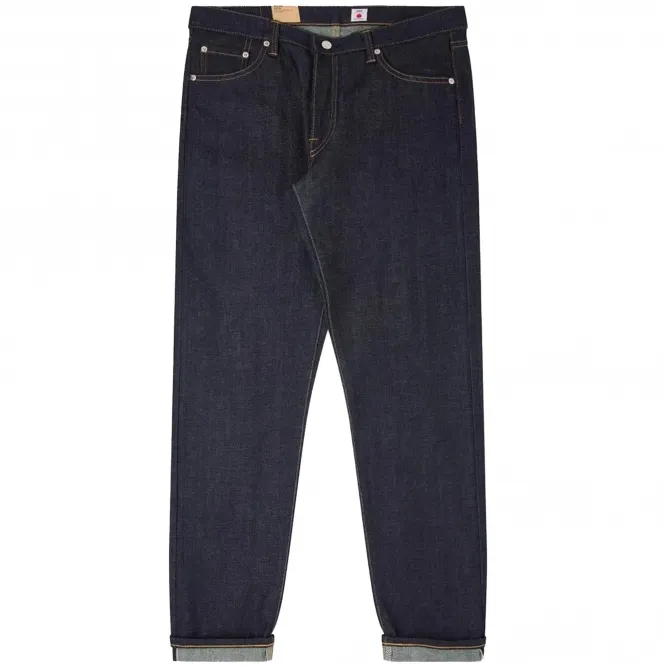 Recycled Denim Regular Tapered Jeans - Blue Unwashed