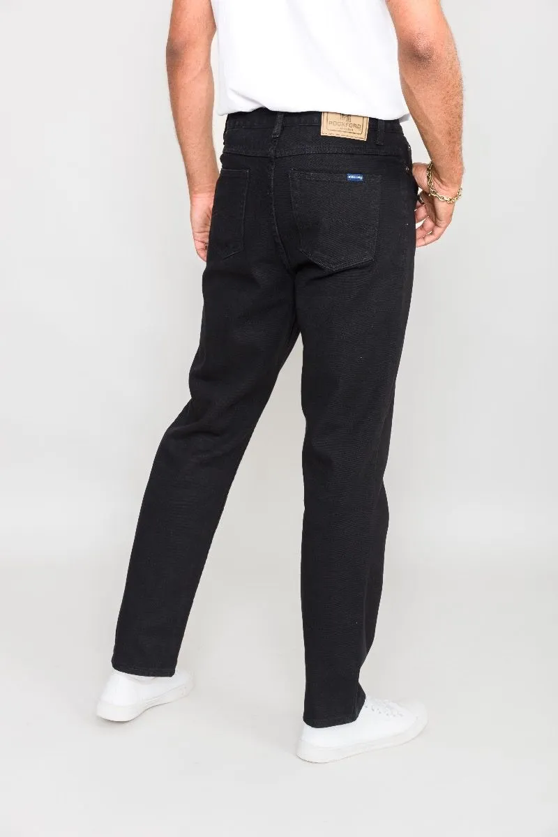 Rockford Long Leg Denim Jeans Black