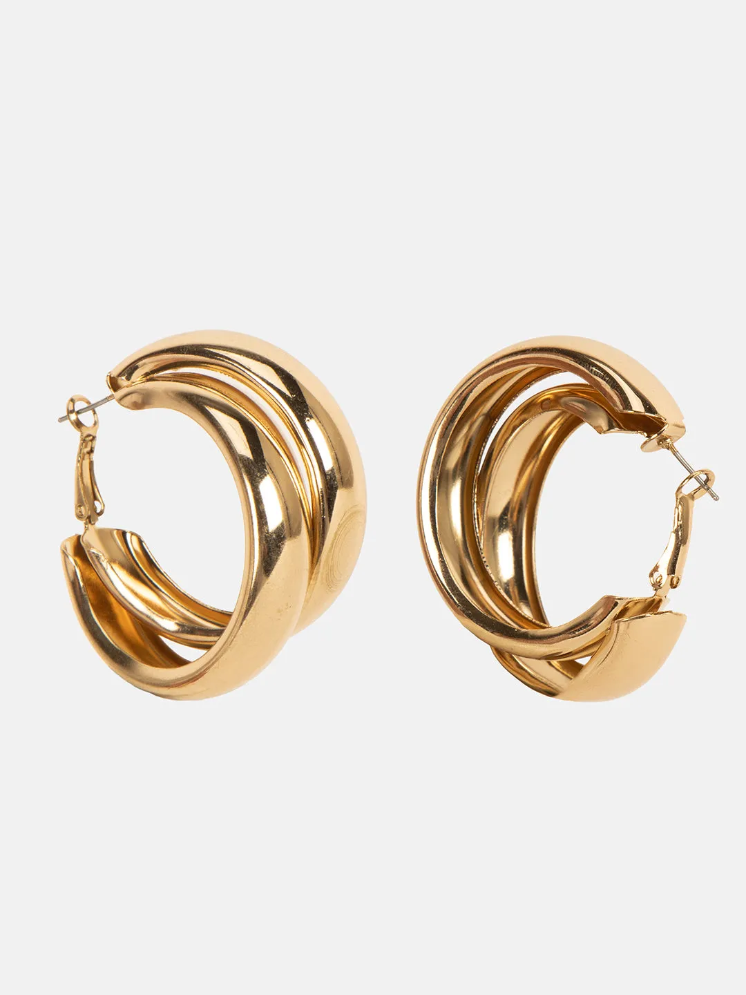 Round Big Hoop Earrings