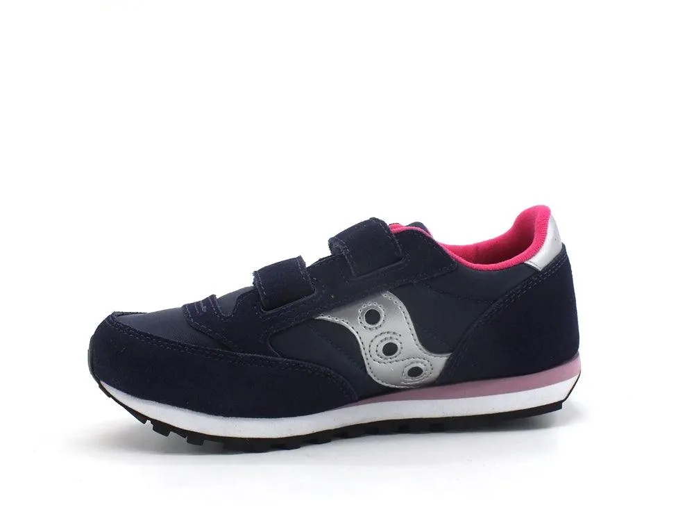 SAUCONY Jazz Double HL Kids Sneaker Navy Pink SK165147