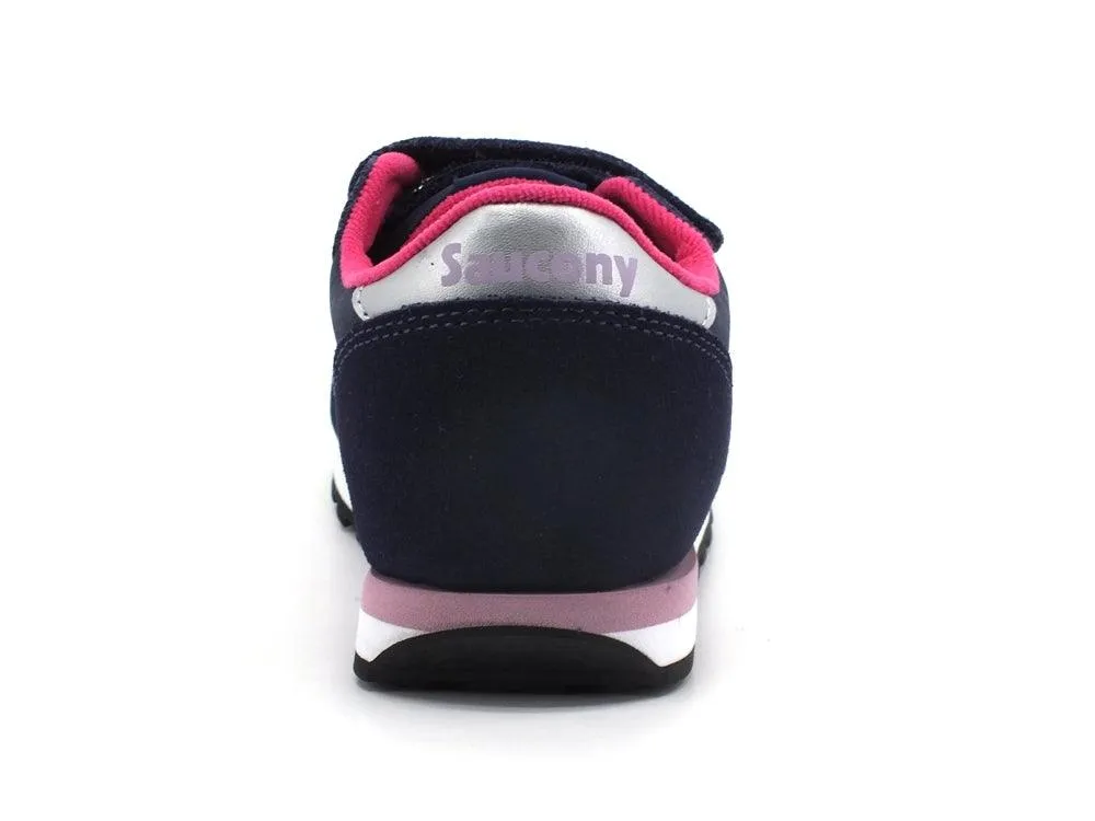 SAUCONY Jazz Double HL Kids Sneaker Navy Pink SK165147