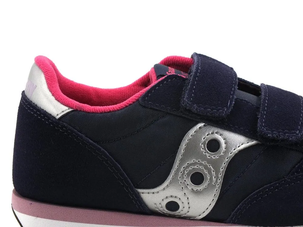 SAUCONY Jazz Double HL Kids Sneaker Navy Pink SK165147