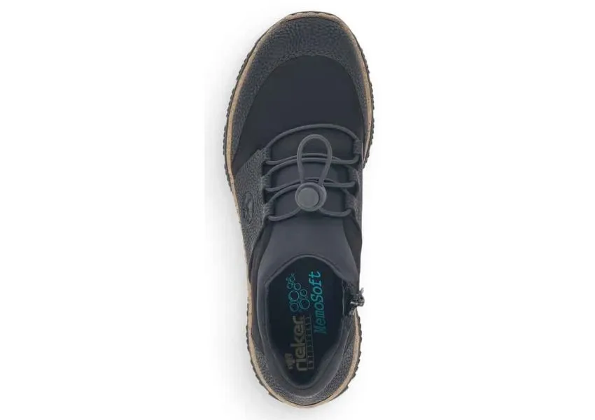 Scuba Black Slip-On Bungee Sneaker