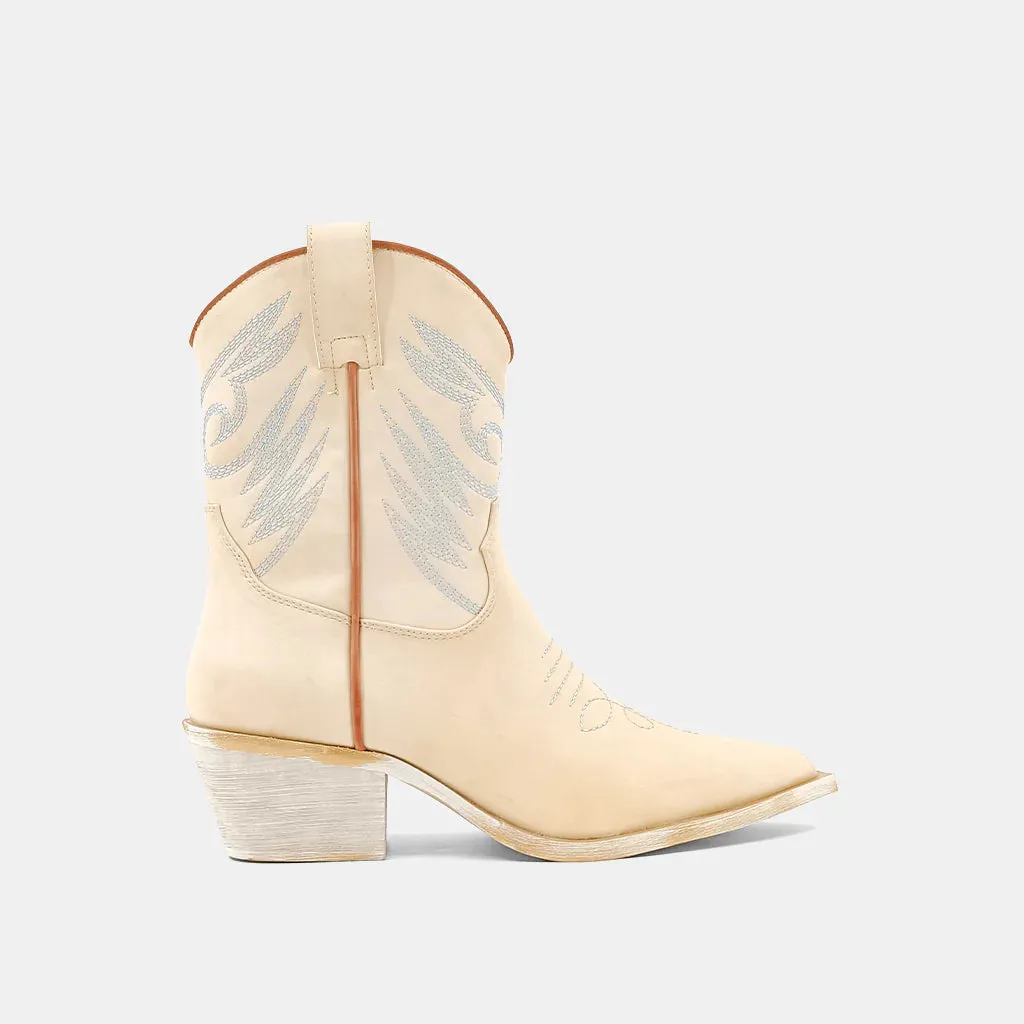 Shu Shop Zahara Cream Western Boots