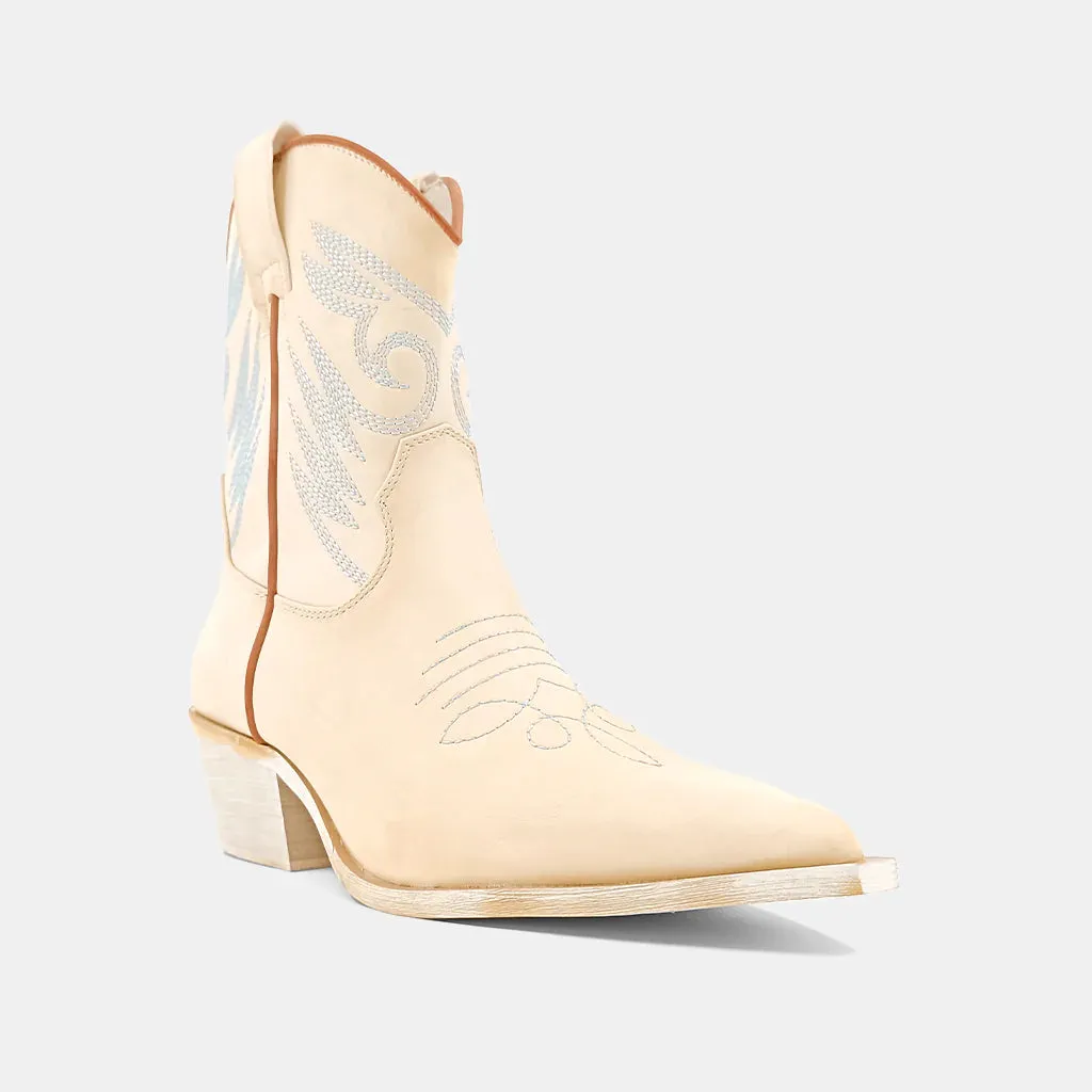 Shu Shop Zahara Cream Western Boots