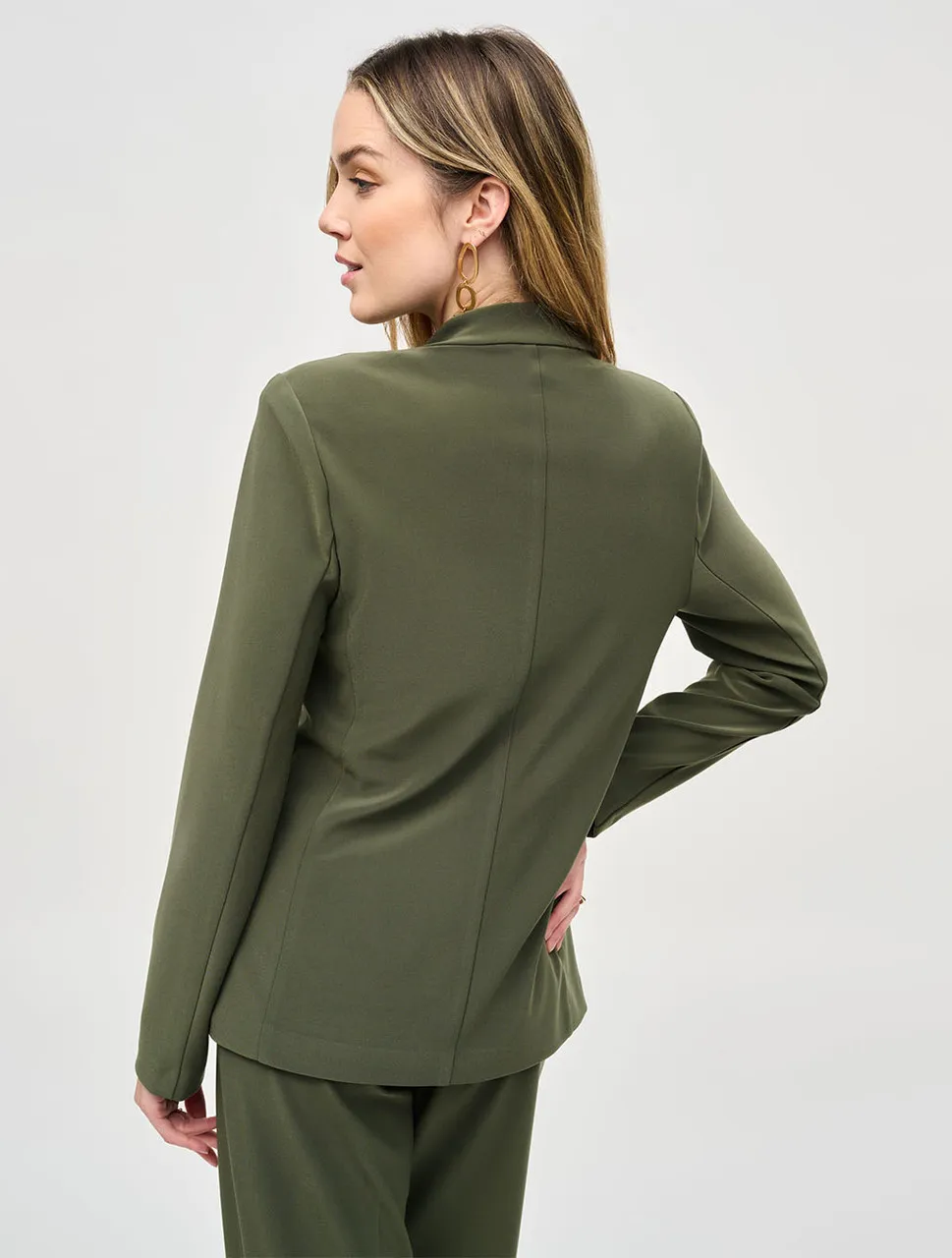 Silky Knit Fitted Blazer | Joseph Ribkoff