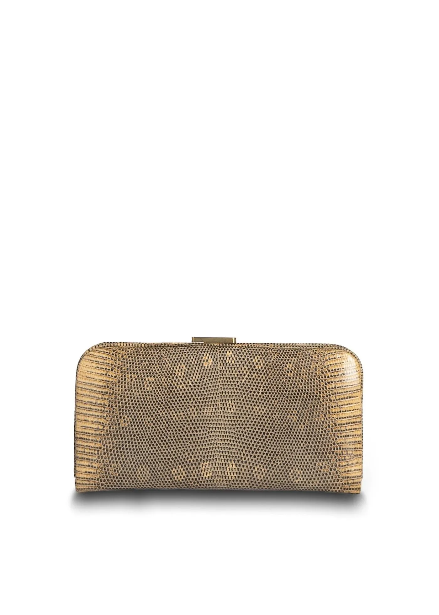 Slide Lock Wallet - Apricot Ring Lizard