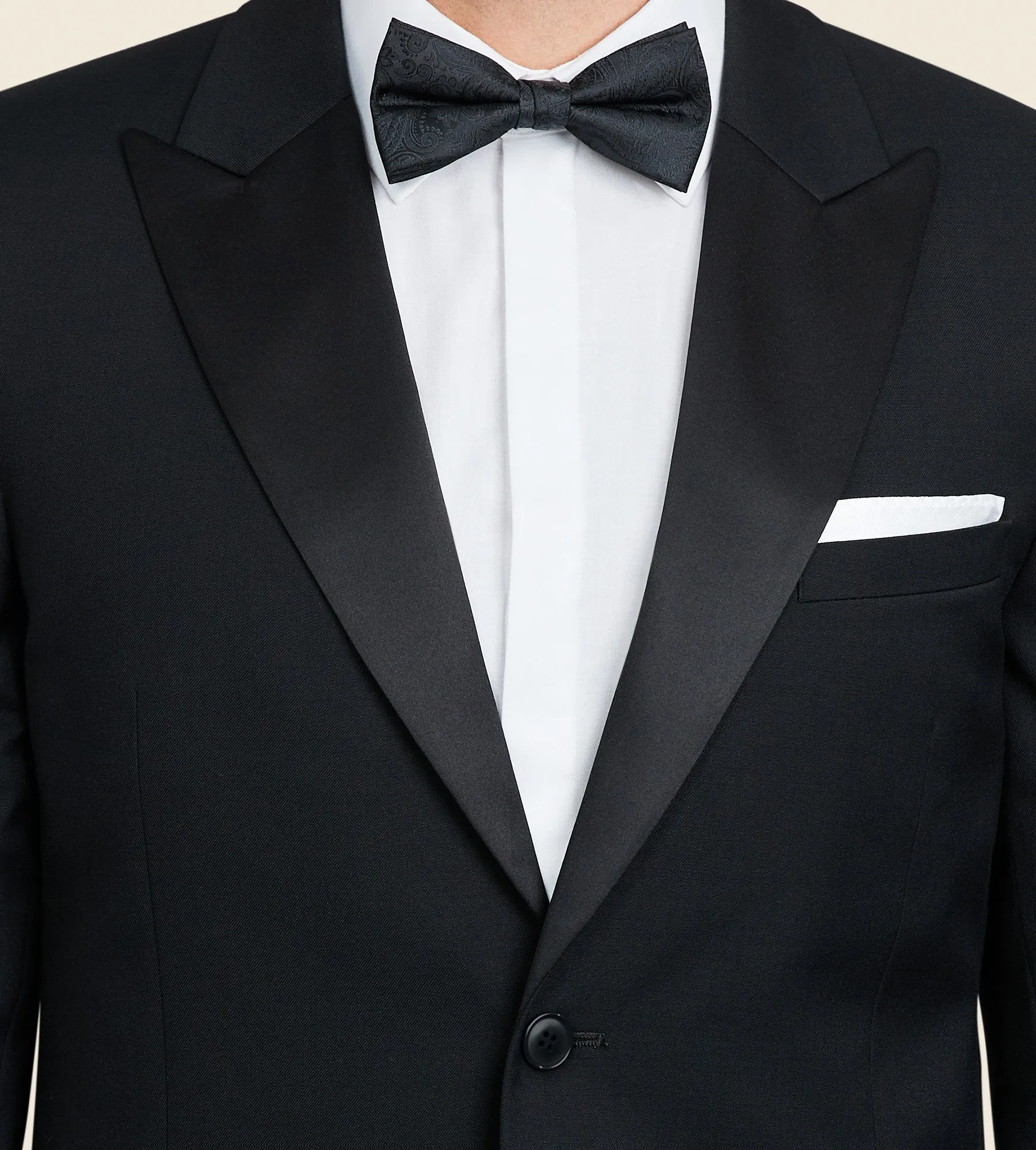 Slim Fit Stretch Peak Lapel Tuxedo Jacket