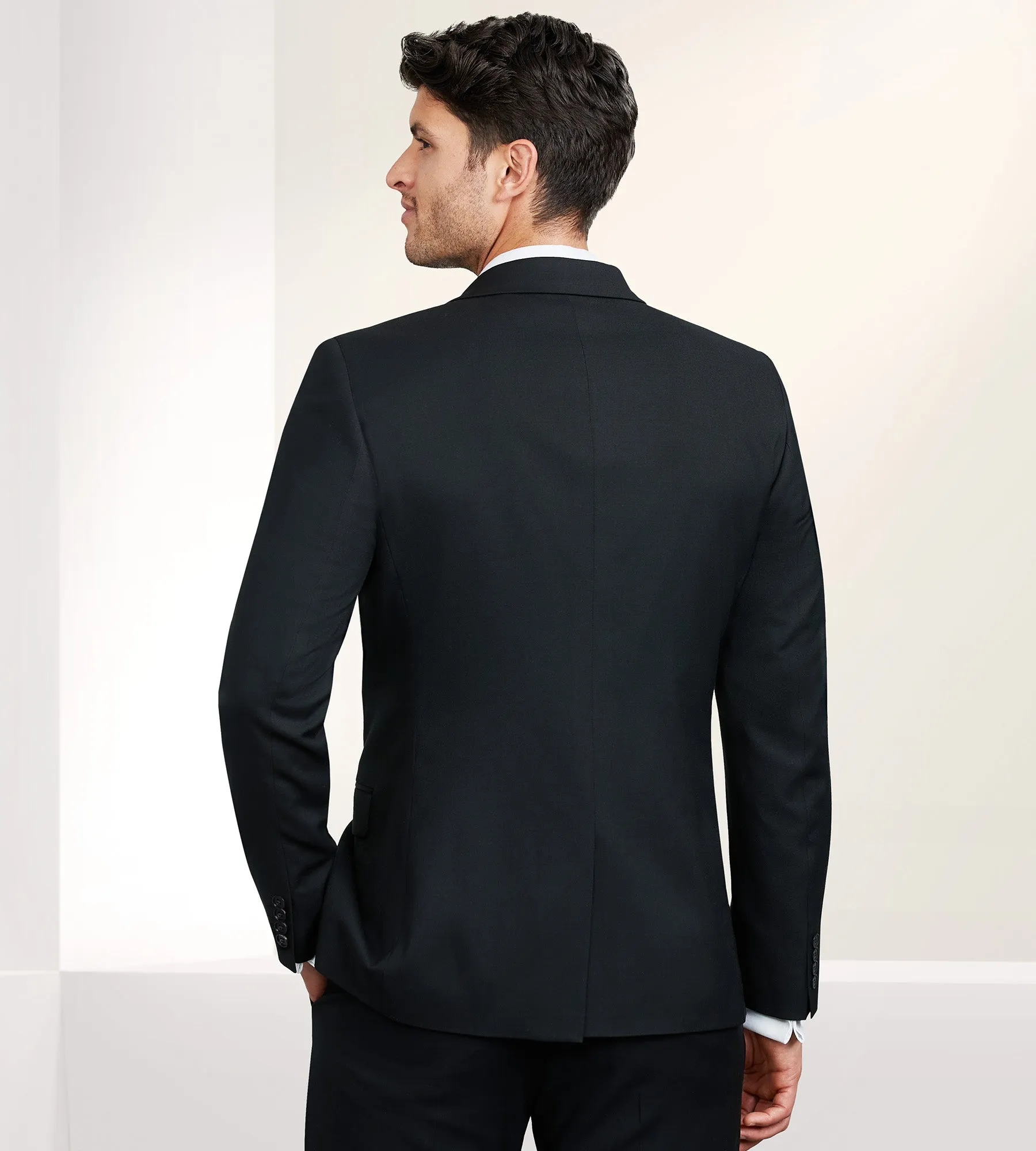 Slim Fit Stretch Peak Lapel Tuxedo Jacket