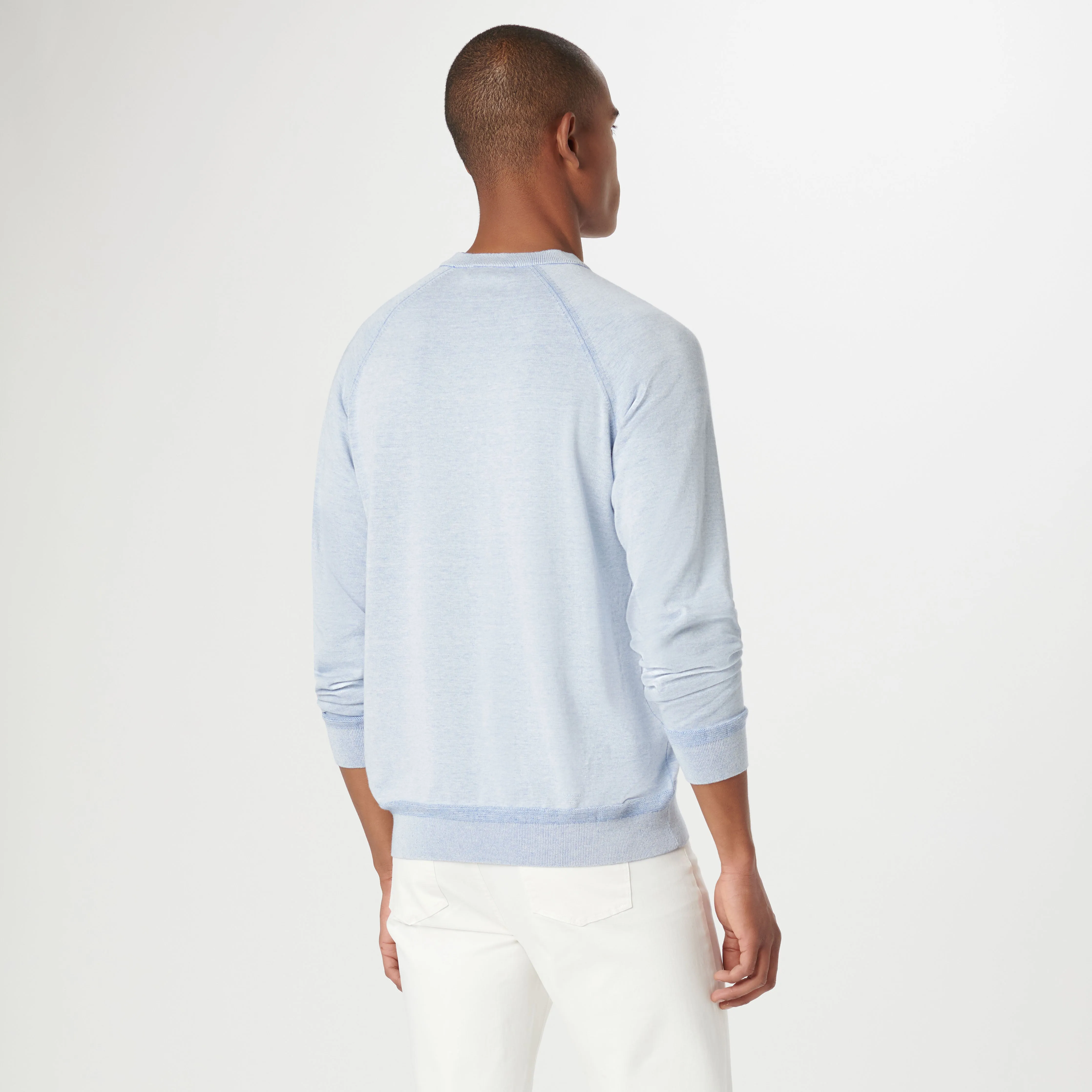 Solid V-Neck Sweater