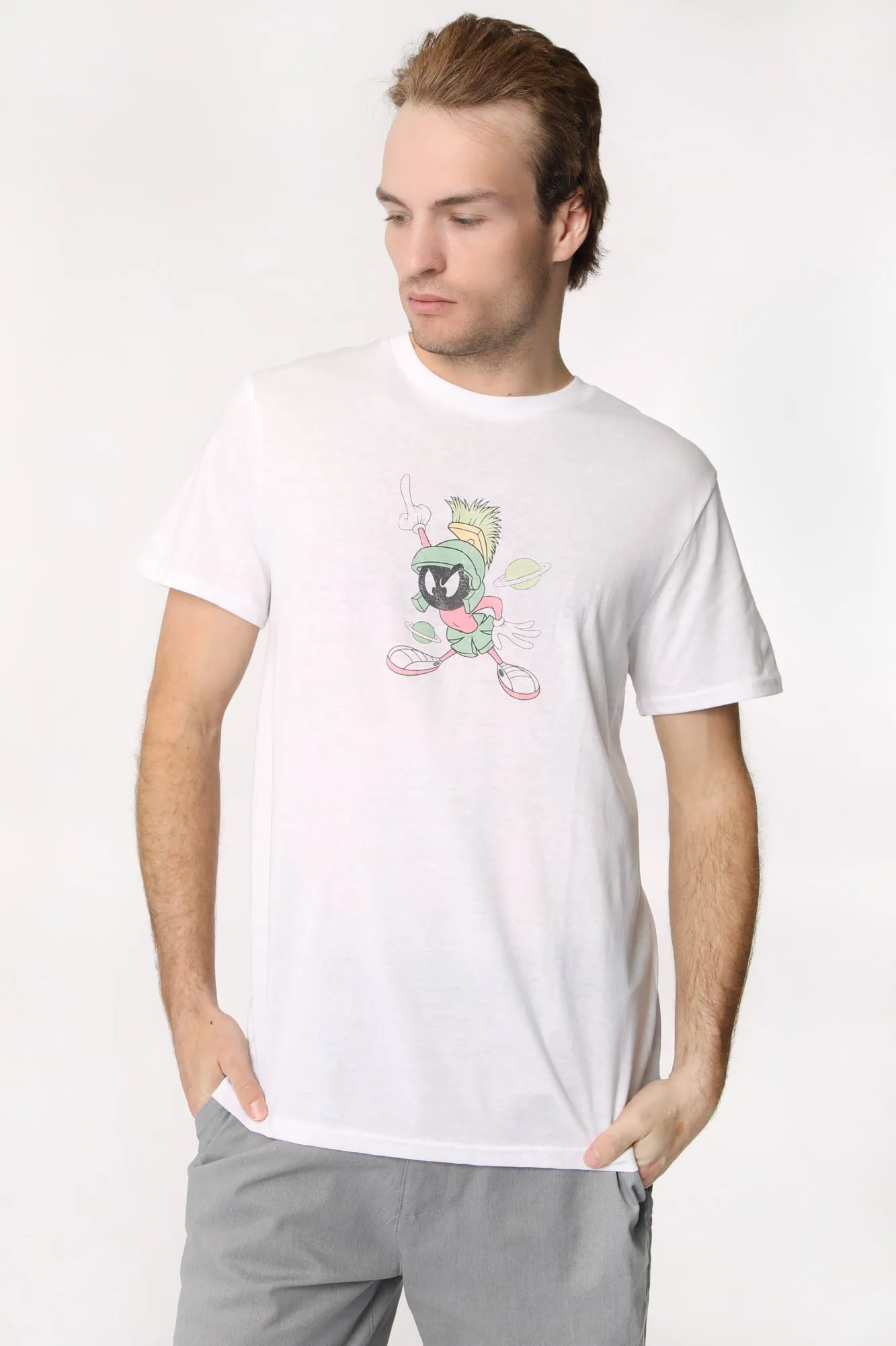 T-Shirt Imprimé Marvin The Martian Homme