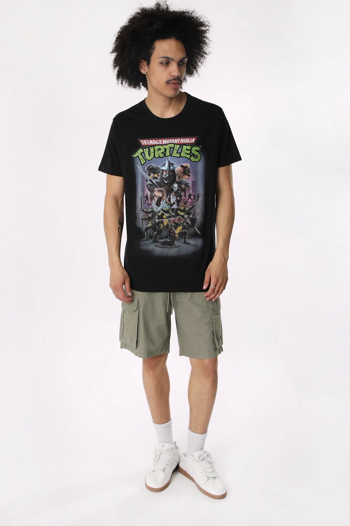 T-Shirt Imprimé Teenage Mutant Ninja Turtles Homme