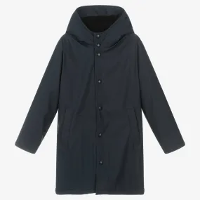 Teen Boys Navy Blue Parka Coat