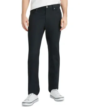 Tommy Hilfiger Mens Mid-Rise Stretch Straight Leg Pants