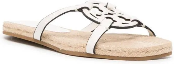 Tory Burch Geo Bombe Miller flat sandals Neutrals