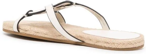 Tory Burch Geo Bombe Miller flat sandals Neutrals