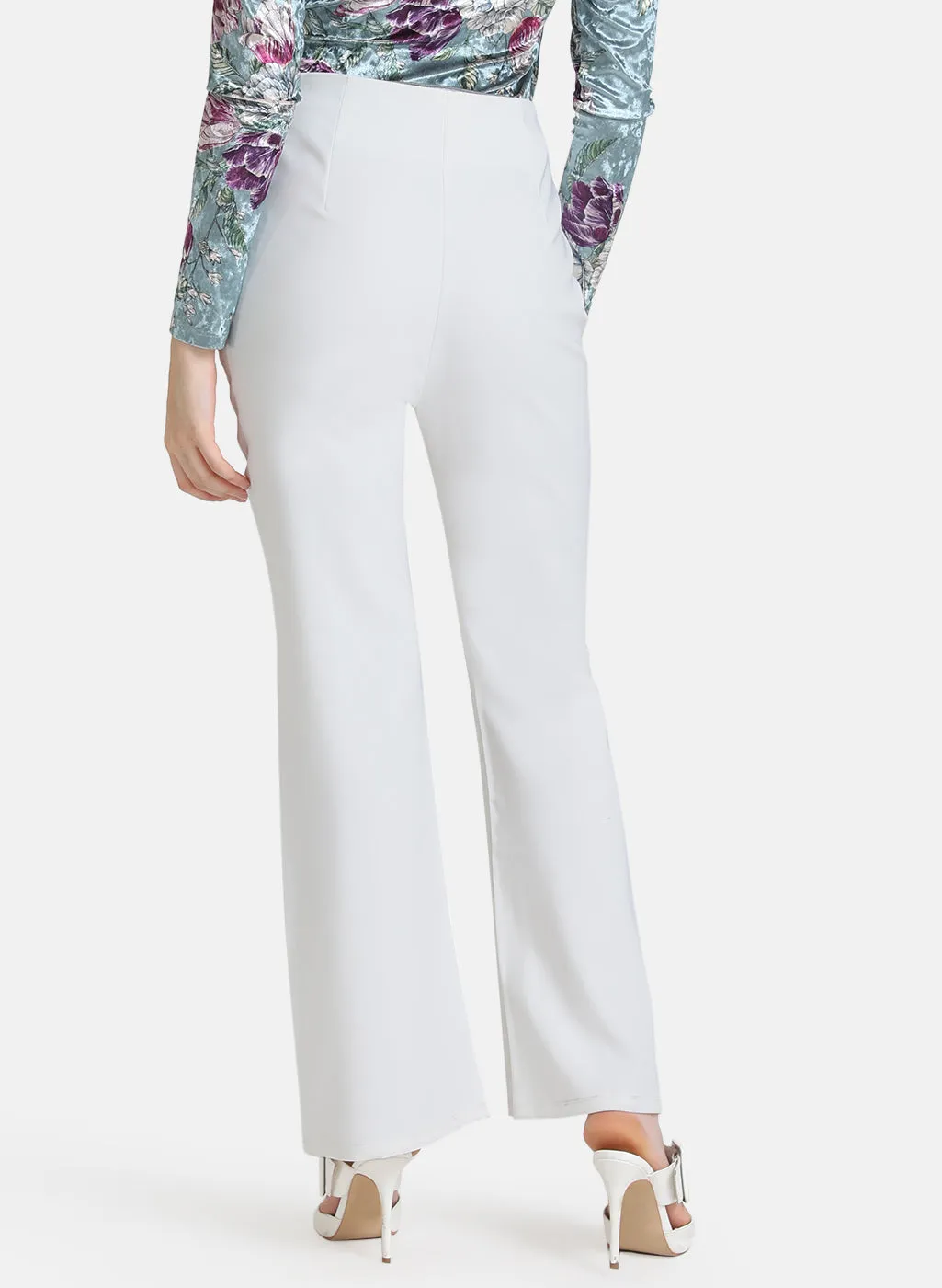 Trouser With Button Detail