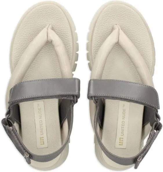 United Nude Delta Thong platform sandals Neutrals