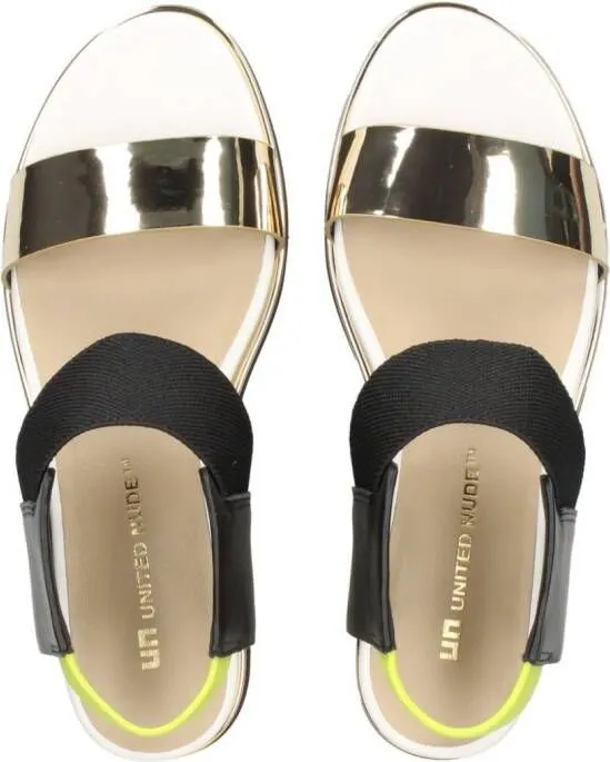 United Nude Rico 65mm flatform sandals Gold