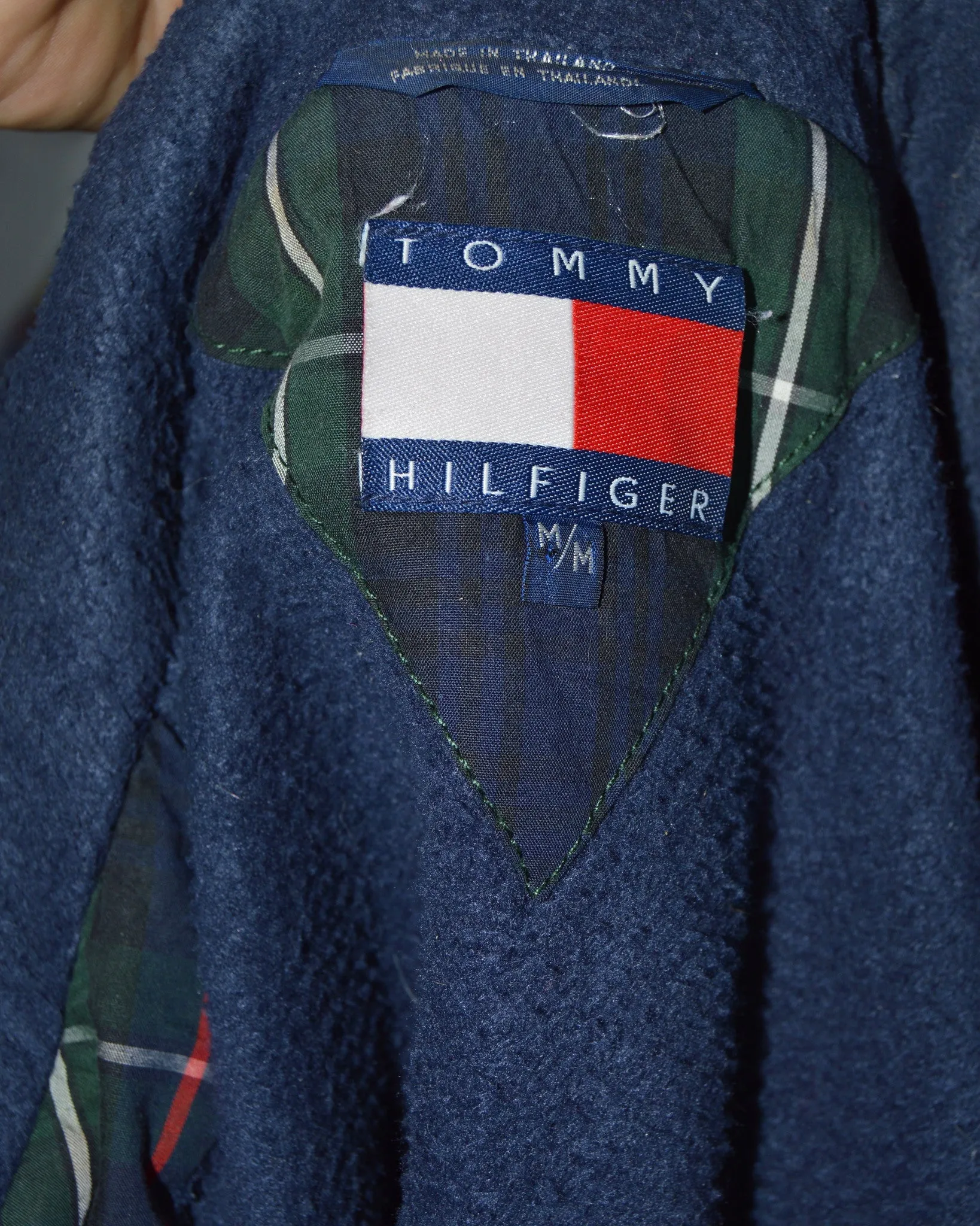 Vintage Plaid Patterned Tommy Hilfiger Jacket sz M