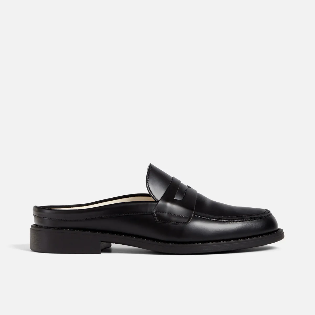 Wilde Black Mule Loafer - Men's