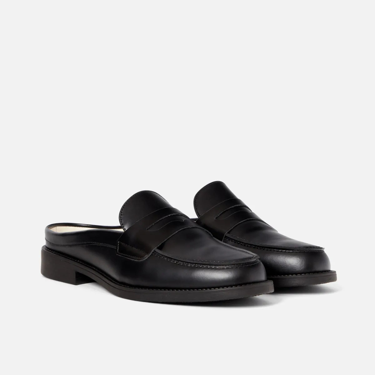 Wilde Black Mule Loafer - Men's